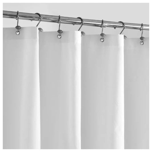 ALYVIA SPRING Waterproof Fabric Shower Curtain Liner with 3 Magnets