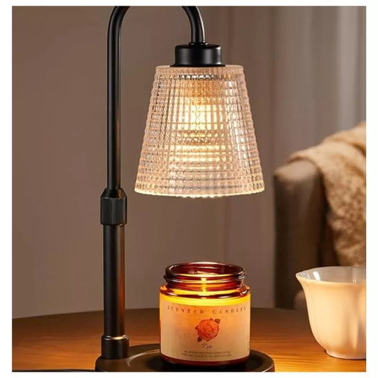 Innqoo Candle Warmer Lamp with Timer, Dimmable Candle Warmer for Jar Candles, Height Adjustable Wax Melts Warmer, Birthday Gifts for Women Mom, House Warming Gifts New Home Decor