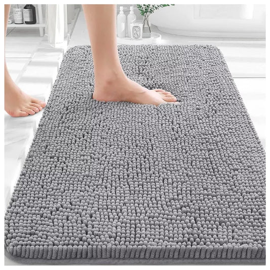 OLANLY Bathroom Rugs 30x20, Extra Soft Absorbent Chenille Bath Rugs