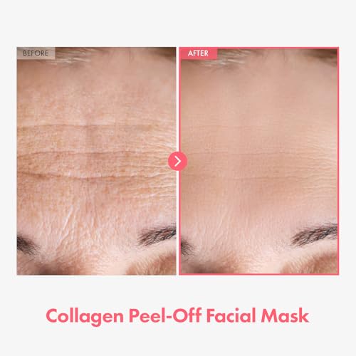 Real Collagen Fit, Hydrolyzed Collagen Wrapping Mask, Peel Off Facial Mask for elasticity, Hydrating, Glow, Glass Skin, Face Moisturizer, Self Care, Korean Skin Care, 50ml, 1.69 fl. oz.